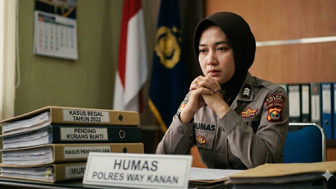 Kasus Besar Diduga Dipendam, Humas Polres Way Kanan Dinilai Tak Transparan